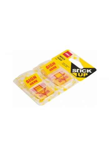 DELİ A10101 İNDEKS İŞARET BANDI 2 RENK 50Lİ