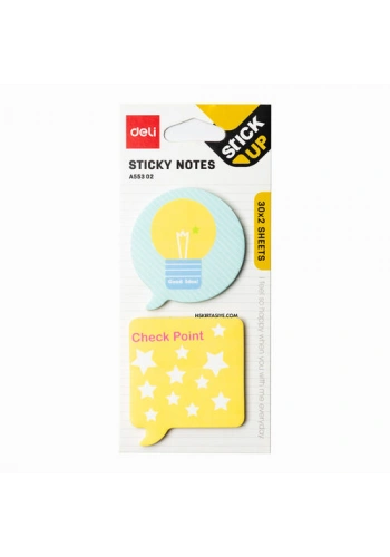 DELİ EA55302 YAPIŞKANLI NOT KAĞIDI 30 YAPRAK 2 RENK