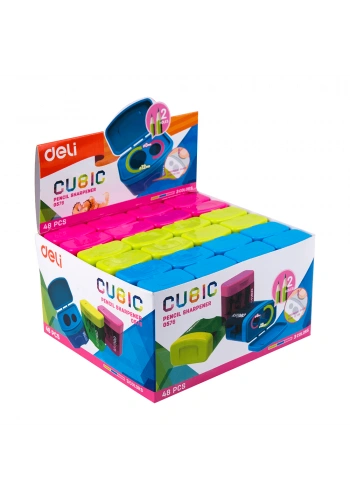 Deli Kalemtraş Çift Bölmeli Meyveli 0551