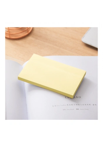 Deli Yapışkanlı Not Kağıdı Sarı 76×126mm 100yp A00553