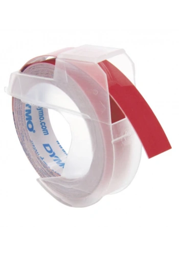 DYMO KABARTMA ŞERİT 9mmx3m KIRMIZI (520102)