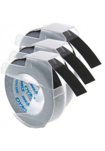 DYMO KABARTMA ŞERİT 9mmx3m SİYAH 3LÜ BLİSTER (S0847730)