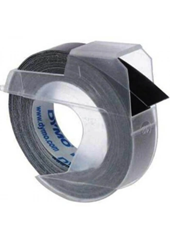 DYMO KABARTMA ŞERİT 9mmx3m SİYAH (520109)
