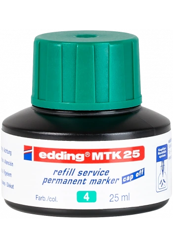 Edding MTK 25 Permanent Markör Yedek Mürekkep 25 ml Yeşil
