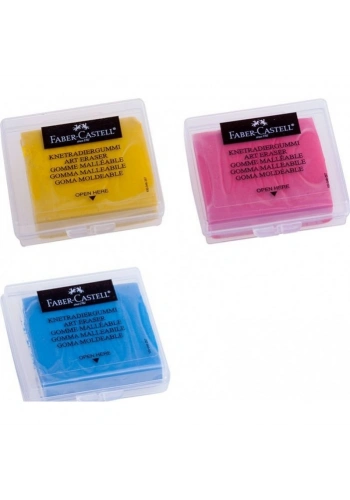 FABER-CASTELL 7321 RENKLİ HAMUR SİLGİ PLASTİK KUTU (127321)