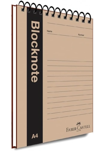 FABER-CASTELL  BLOKNOT KRAFT A5 ÇİZGİLİ 80 YAPRAK (000474)