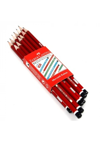 Faber Castell Mercanlı Kurşun Kalem (12 li Paket)