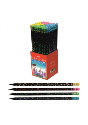 FABER-CASTELL PARTY LATA KURŞUN KALEM SİYAH (5244116873)