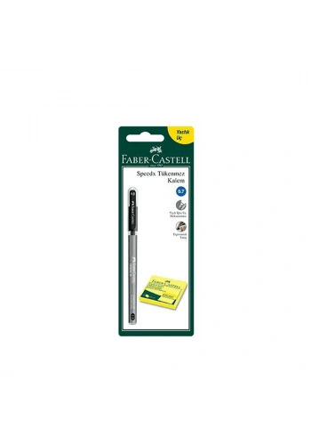 Faber Castell Speedx Tükenmez Kalem ve Yapışkanlı Not Defteri