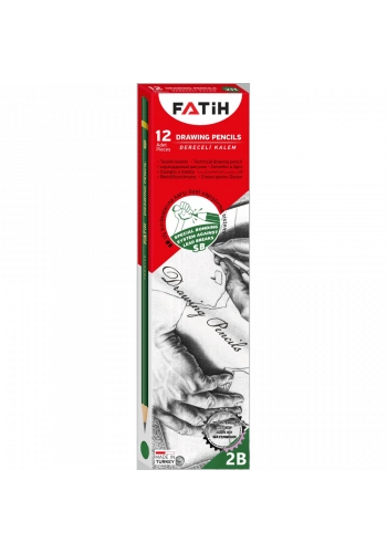 Fatih 2B Dereceli Kurşun Kalem (12 li Paket)