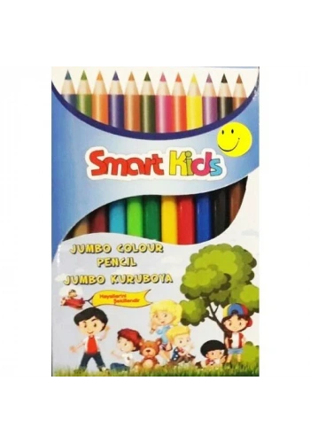 GLOBOX 2972 SMART KİDS JUMBO KURU BOYA 12 RENK