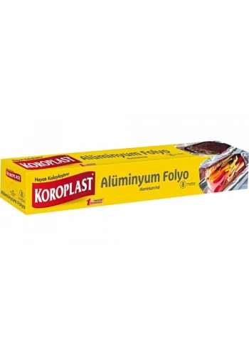 KOROPLAST ALÜMİNYUM FOLYO 30cmx8m