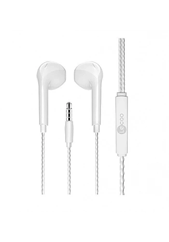 LECOO EH104W KABLOLU KULAK İÇİ MİKFORONLU KULAKLIK 3.5mm JACK BEYAZ