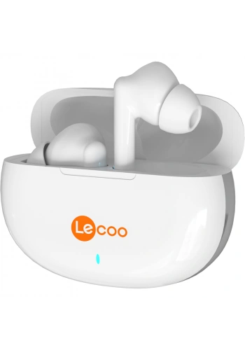 LECOO EW306BYZ KABLOSUZ TWS BLUETOOTH KULAK İÇİ MİKROFONLU KULAKLIK BEYAZ