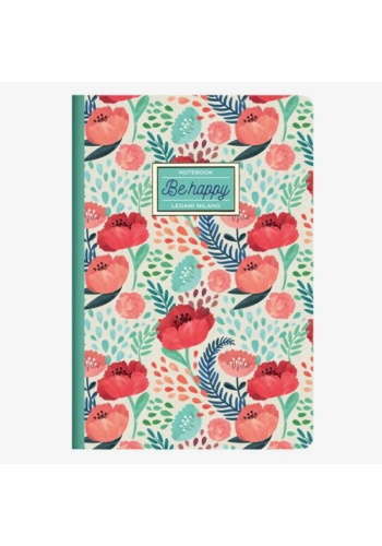 LEGAMİ A5NOT0016 OKUL DEFTERİ A5 KARELİ FLOWER