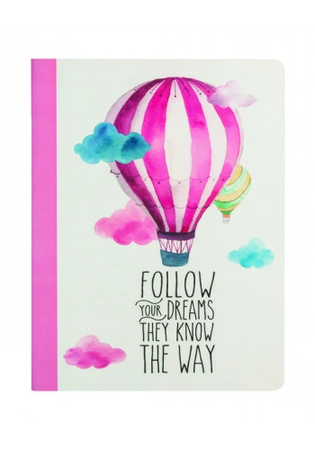 LEGAMİ B5NOT OKUL DEFTERİ B5 ÇİZGİLİ FOLLOW DREAMS