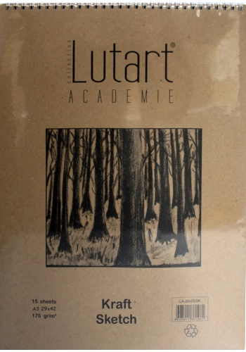 Lutart Kraft Çizim Defteri A5 70gr 50syf