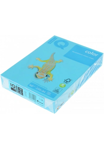 MONDİ İQ RENKLİ FOTOKOPİ KAĞIDI A4 160gr DENİZ MAVİSİ 250Lİ (NE1600-AB48)