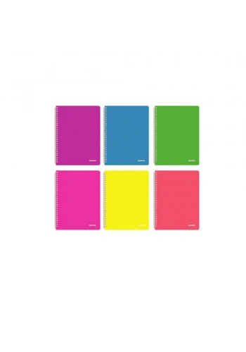 Mopak A4 Pp Kapak Spiralli 72 yp Çizgili Defter