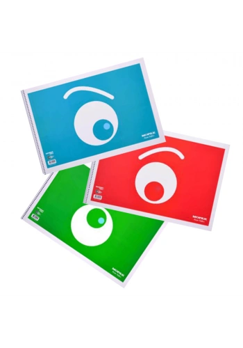 Mopak Spiralli Plastik Kapak Resim Defteri 35X50 30 YP