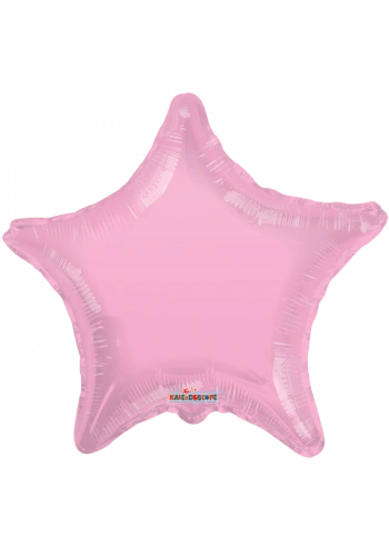 Pembe Renkli Yıldız Folyo Balon (45 cm )