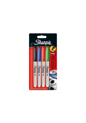 SHARPİE FİNE PERMANENT MARKÖR STANDART 4 RENK (1985858)