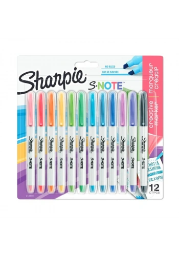 SHARPİE SNOTE KREATİF PERMANENT MARKÖR 12 RENK (2138233)