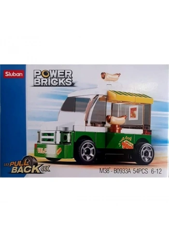 SLUBAN POWER BRİCKS YEMEK ARACI 54 PARÇA (000157)