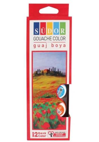 SÜDOR SD525 GUAJ BOYA 12 RENKx20ml