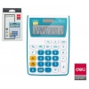 DELİ 1122 MASA ÜSTÜ HESAP MAKİNESİ 12 HANE MAVİ