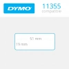 DYMO 11355 LW Çok Amaçlı Etiket 19x51mm 3/4 inç x 2 inç / 500 lü Paket