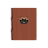 KESKİN OUTDOOR SPİRALLİ SERT KAPAK DEFTER 17x24 ÇİZGİLİ 80 YAPRAK BORDO (411002)
