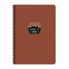 KESKİN OUTDOOR SPİRALLİ SERT KAPAK DEFTER 17x24 KARELİ 80 YAPRAK BORDO (411012)