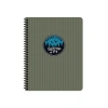 KESKİN OUTDOOR SPİRALLİ SERT KAPAK DEFTER 17x24 KARELİ 80 YAPRAK YEŞİL (411014)