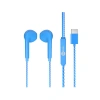 LECOO EH104C-BL KABLOLU KULAK İÇİ MİKFORONLU KULAKLIK TYPE-C MAVİ