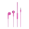LECOO EH104PR KABLOLU KULAK İÇİ MİKFORONLU KULAKLIK 3.5mm JACK PEMBE