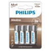 PHİLİPS LR6A4B-10 ALKALİNE AA KALEM PİL 4LÜ