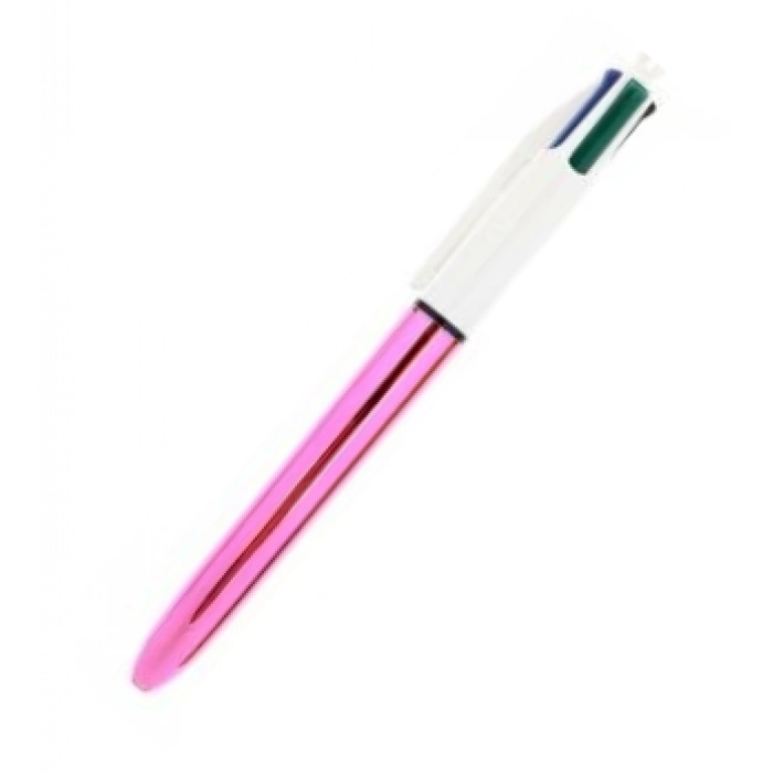 BİC 4 COLORS SHİNE FONKSİYONLU TÜKENMEZ KALEM M PEMBE (902128)