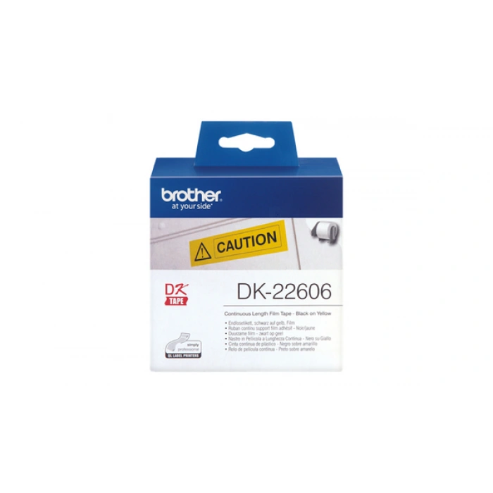 BROTHER DK22606 P-TOUCH ETİKET MAKİNESİ ŞERİDİ 62mmx15.24m