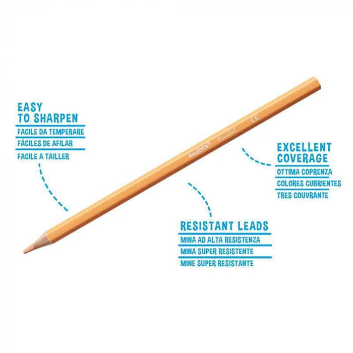 Carioca Pastel Renk Kuru Boya Kalemi 12 li 43034