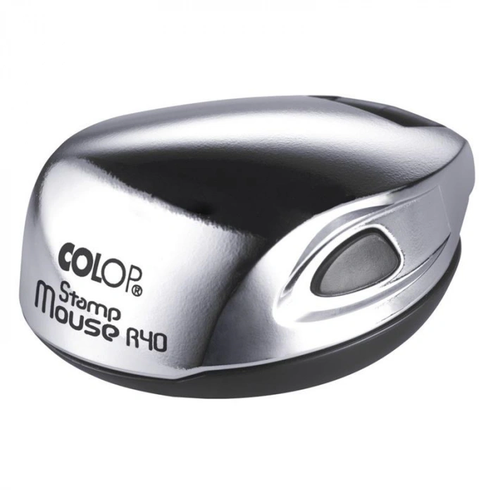 COLOP STAMP MOUSE R40 KROM KASA MAVİ KEÇE - 40MM