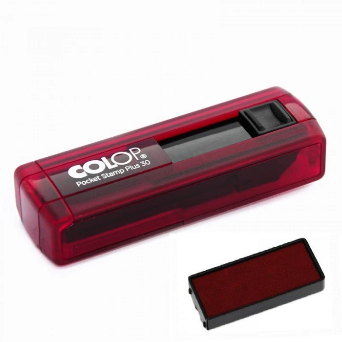 COLOP CEP30 KAŞE KIRMIZI KASA KIRMIZI KEÇE - 18X47MM