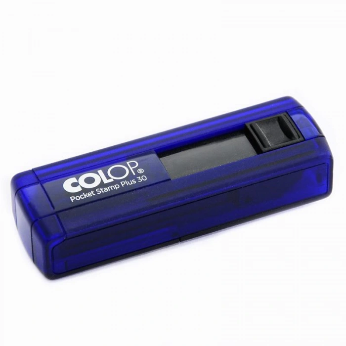 COLOP CEP30 KAŞE MAVİ KASA SİYAH KEÇE - 18X47MM