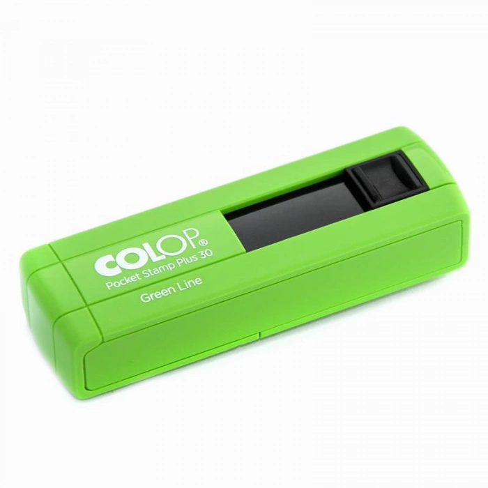 COLOP CEP30 KAŞE YEŞİL KASA SİYAH KEÇE - 18X47MM