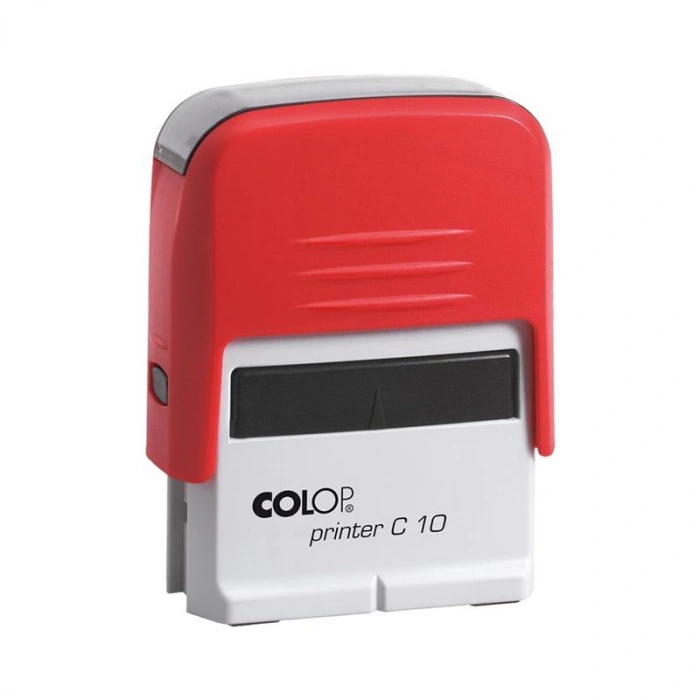 COLOP PRINTER C10 KIRMIZI KASA SİYAH KEÇE - 10X27MM