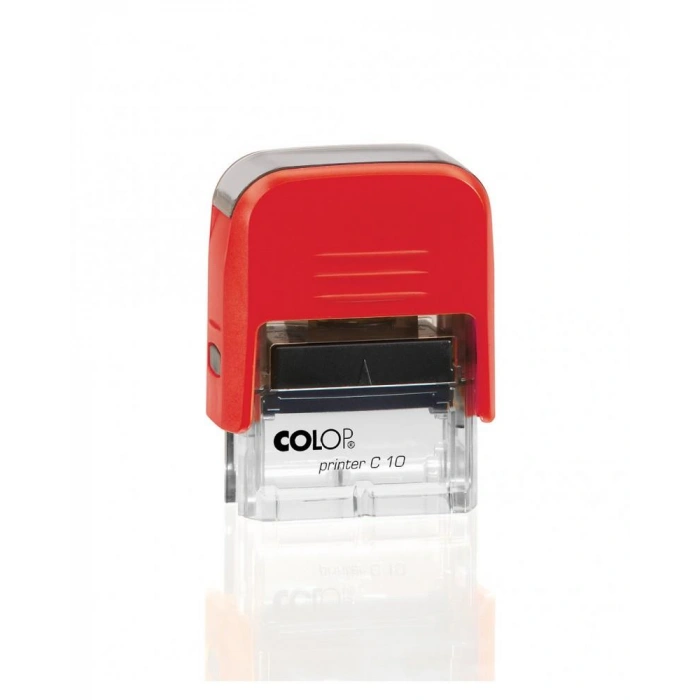 COLOP PRINTER C10 KIRMIZI KASA SİYAH KEÇE - 10X27MM