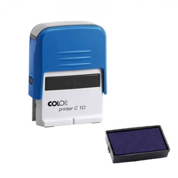 COLOP PRINTER C10 MAVİ KASA MAVİ KEÇE - 10X27MM