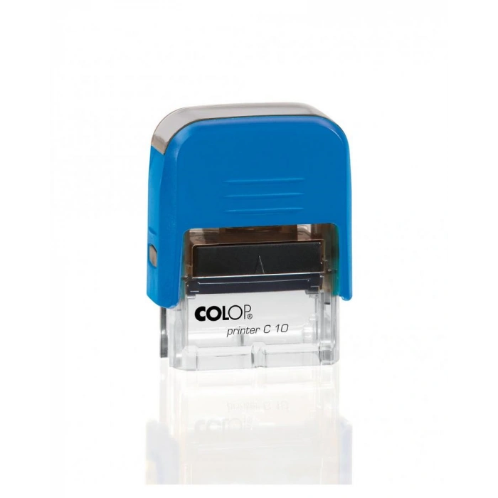 COLOP PRINTER C10 MAVİ KASA SİYAH KEÇE - 10X27MM