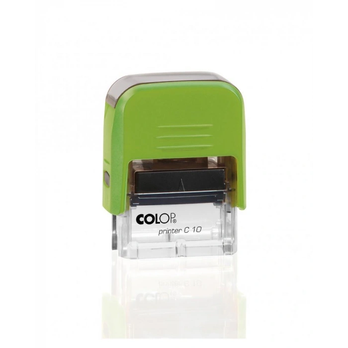 COLOP PRINTER C10 YEŞİL KASA SİYAH KEÇE - 10X27MM