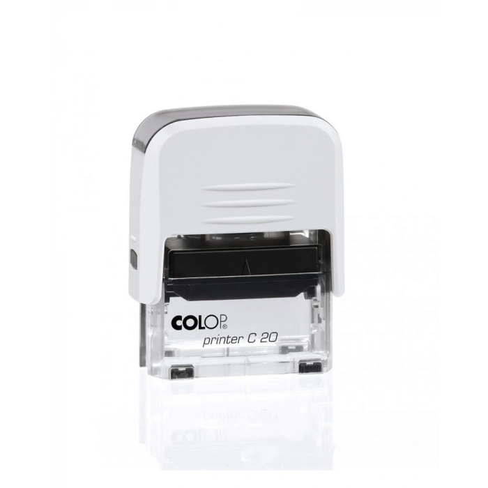 COLOP PRINTER C20 BEYAZ KASA SİYAH KEÇE - 14X38MM
